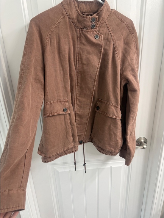 Free People Jackets & Blazers - Free People Utility Jacket - cotton/linen blend